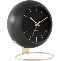 Karlsson Klok Globe Black 21 cm