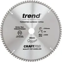 Trend AP cirkelzaagblad 305x30x3,0mm 84T