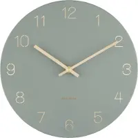 Karlsson Charm Wandklok | Ø30cm | Jungle groen