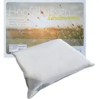 ISleep Hoofdkussen - Eendenveren - Stevig - 1700 gram - 60x70 cm - Wit