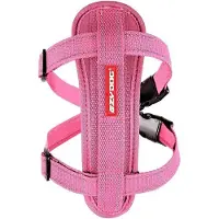 EzyDog Chest Plate Hondentuig met Autogordel Zekering - Honden Harnas - XS - Roze