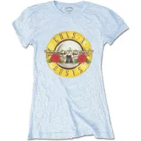 Ginza.se Guns N' Roses - Classic Bullet Logo Dames T-shirt - M - Blauw
