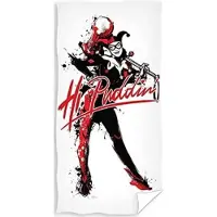 Carbotex Badlaken Batman Junior 70 X 140 Cm Katoen Wit/rood