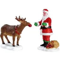 Lemax Kerstfiguur Reindeer treats