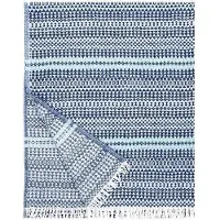 Lapuan Kankurit AINO Wollen Plaid – Blauw/turquoise – 130x170