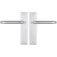 Starx Deurbeslag | Deurklink met blindschild | | Coupe (Aluminium)