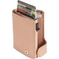 Tony Perotti Aluminium RFID portemonnee met papiergeld vak - Roze