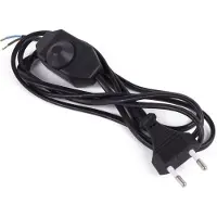 Benson Stroomsnoer met snoerdimmer - zwart - 2 meter - led geschikt - stijlvol design
