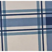 Dutch Wallcoverings - Vlies ruit blauw/wit
