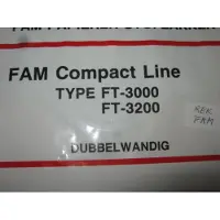 FAM Compact Line stofzuigerzakken 10 stuks 3000-3200