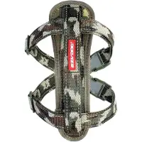 EzyDog Chest Plate Hondentuig met Autogordel Zekering - Honden Harnas - XS - Camouflage
