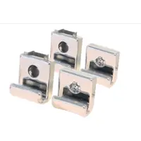 Starx spiegelklem Vernikkeld. 4 stuks