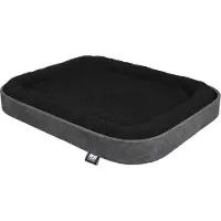 Ebi katten vensterbankmand verstelbaar zwart antraciet fleece bekleding