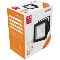 Avide Breedstraler - LED - Schijnwerper - Zwart - 1800 lumen -