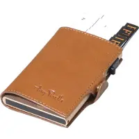 Tony Perotti Furbo Leren RFID Pasjeshouder Slim met papiergeldvak - Miele