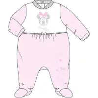 Disney Minnie Mouse boxpak - onesie - pyjama - roze - maat 68 (6 maanden)