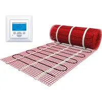E-Heat Vloerverwarmingsmat Set Comfort 1m² / 150 Watt Set met MIC² Basic-thermostaat | Wit
