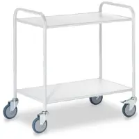 ROLLCART Kantoorwagen met 2 verdiepingen, 780 x 500 mm
