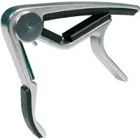 Dunlop Capo elektrische gitaar 87-N trigger model Vernikkeld