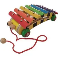 Playwood xylofoon bij op wielen