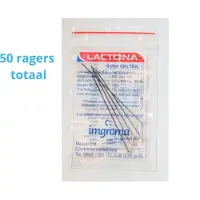 Lactona Interdentaal Ragers - Large/Medium 65mm - Zwart - 10 gripzak x 5 stuks - Voordeelpakket