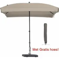 Madison Parasol Rechthoek Ecru 210 x 140 cm hoes Hong Kong / Patmos