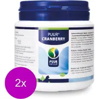 Puur Natuur Cranberry - Supplement - Blaas - Urine - 2 x 90 caps