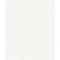 Dutch Wallcoverings Hexagone dessin wit modern (vliesbehang, wit)