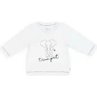 Jollein Babyshirt Jollein Lange Mouw Safari Black White-74 / 80