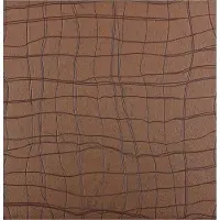 Dutch Wallcoverings Vliesbehang croco/leer - Bruin