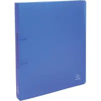Exacompta ringmap Chromaline, voor ft A4 maxi, uit PP , 2 ringen van 30 mm, blauw - 4 stuks
