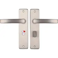 Starx Deurbeslag | Deurklink met wc-sluitingschild | | Blok | 57 mm