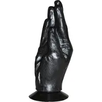 All Black Fisting Hand - Dildo - Dildo Anaal - Zwart - Discreet verpakt en bezorgd