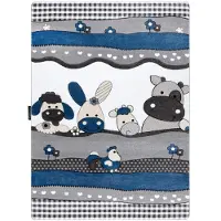 Rugsx Tapijt PETIT FARM Boerderij Dieren blauw 180x270 cm