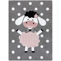 Rugsx Tapijt PETIT DOLLY schaap, lammetje grijskleuring 120x170 cm