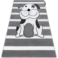 Rugsx Tapijt PETIT PUPPY HOND HONDJE grijskleuring 160x220 cm