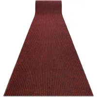 Rugsx Ruitenwisser anti slip 100 cm GIN 3086 liverpool extern, intern, op een rubber - Rood 100x200 cm