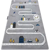 Rugsx Tapijt PETIT STRAAT STRAAT grijskleuring 160x220 cm