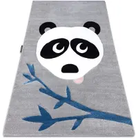 Rugsx Tapijt PETIT PANDA BEER grijskleuring 140x190 cm