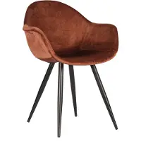 Label51 - Eetkamerstoel Forli - Rust - 58x60x83cm - Set van 2