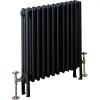 Eastbrook Rivassa 2 koloms radiator 55x60cm staal 756W antraciet