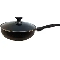 Sonex Graniet Wokpan 28 cm/4ltr (Geschikt voor alle warmtebronnen)