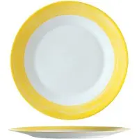 Arcoroc BRUSH BORD GEEL 25,4CM HORECA