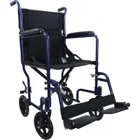 Aidapt Transportrolstoel Aluminium - Blauw