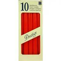 COSY&TRENDY Spitskaars - Ø 2,2 cm - 24 cm - Rood - Set-10