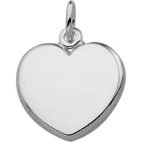 The Jewelry Collection Graveerhartje - Zilver