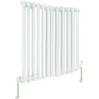 Eastbrook Rivassa 2 koloms radiator 50x60cm staal 693W wit glans