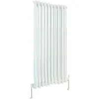 Eastbrook Rivassa 2 koloms radiator 45x60cm staal 630W wit glans