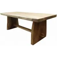AVH-Collectie Boomstamtafel 200x90xH77,5 cm - bladdikte 8 cm