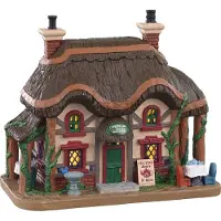 Lemax Caddington Village Kersthuisje Cypress Lane B&b (bed And Breakfast) 26,4 X 20,8 X 26,7 Cm
